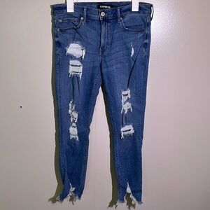 Women’s Size 10R Express Deniem Ankle Legging. Stretch+ Performance!